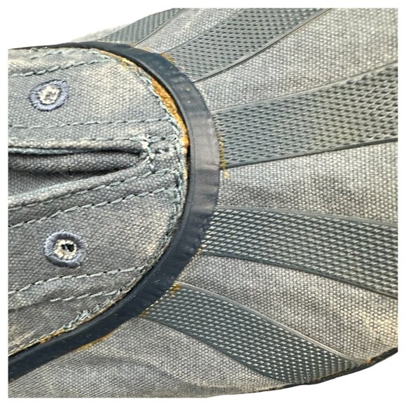 Womens Sorel Denim Shoes Size 9.5 Handcrafted Plimsoll Blue Sunburst Slip On - Picture 10 of 10